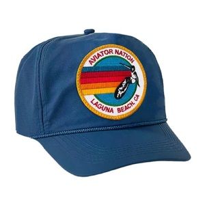 BRAND NEW Aviator Nation - Signature Laguna Beach Vintage Nylon Trucker Hat